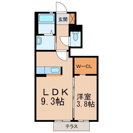 シャーメゾン北出島の物件間取画像